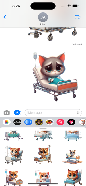 Sick Kitten StickersiPhone版