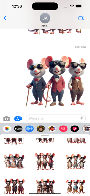 Three Blind Mice StickersiPhone版