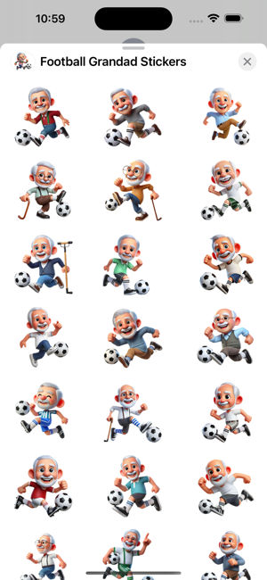 Football Grandad StickersiPhone版