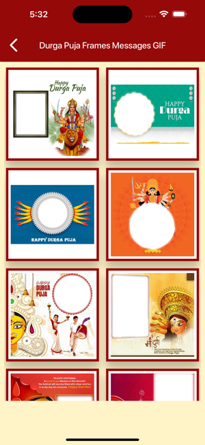 Durga Puja Frames Messages GIFiPhone版