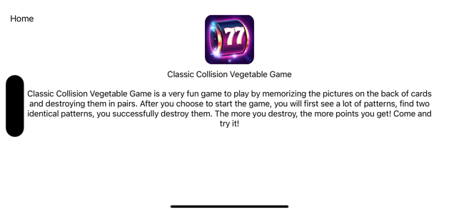 ClassicCollisionVegetableGameiPhone版