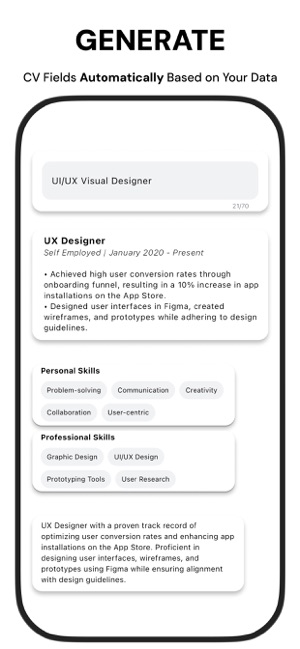 CV AI ? Resume BuilderiPhone版