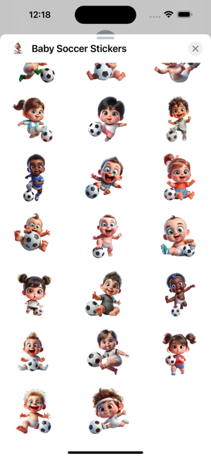 Baby Soccer StickersiPhone版