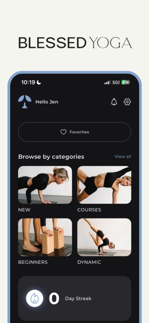 Blessed Yoga by Jen MoreliPhone版