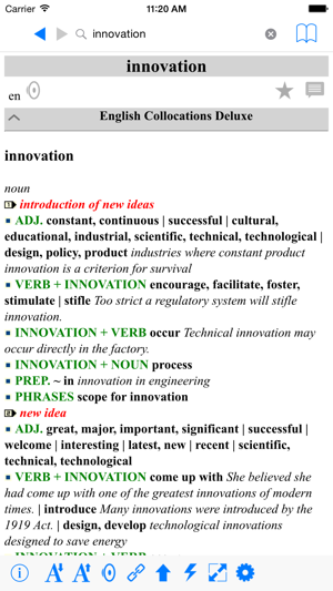 EnglishCollocationsDictionaryDeluxeiPhone版