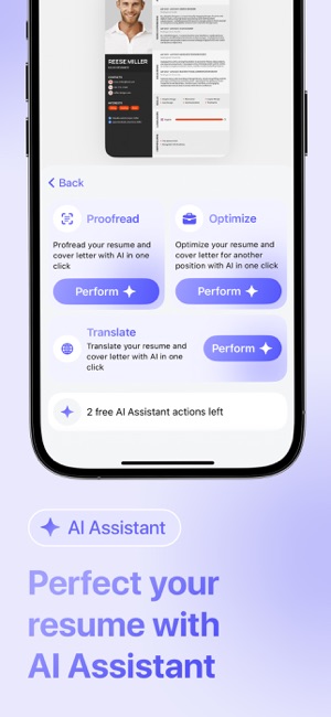 AI Resume Builder: AI CV MakeriPhone版