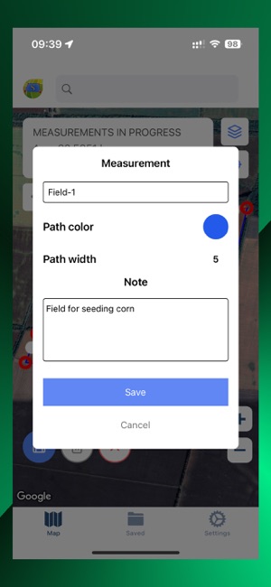 GPS Fields areas measureiPhone版