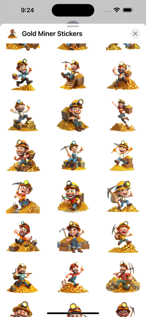 Gold Miner StickersiPhone版