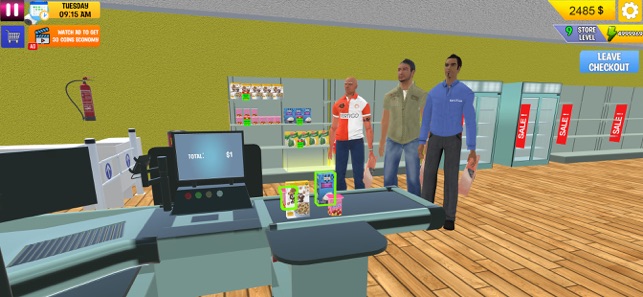 超市购物游戏3D：超市模拟器收银员游戏：收银员女孩商城游戏‬iPhone版