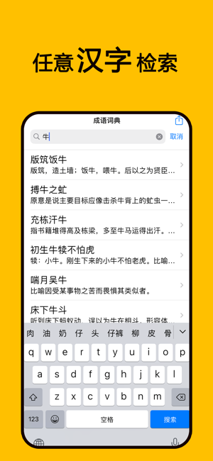 成语字典iPhone版