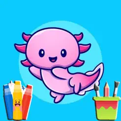 Axolotl Coloring PageiPhone版