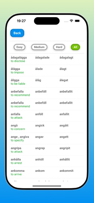 Swedish Irregular VerbsiPhone版