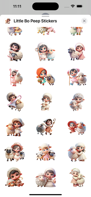 Little Bo Peep StickersiPhone版