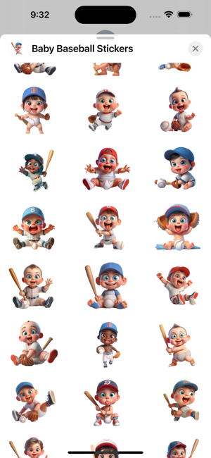 Baby Baseball StickersiPhone版