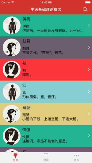 中醫(yī)基礎(chǔ)理論概念iPhone版
