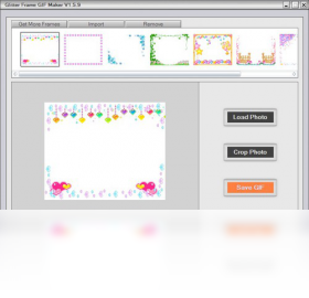 Glitter Frame Gif MakerPC版