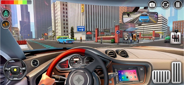 汽车驾驶学校和汽车模拟器游戏:真实交通路标大师开车汽车游戏‬iPhone版