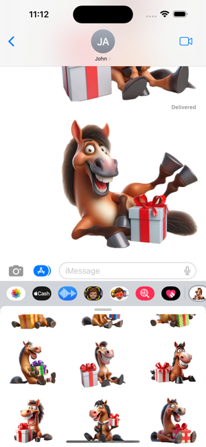 Gift Horse StickersiPhone版