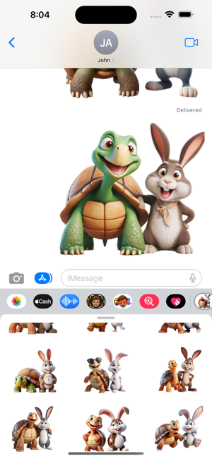 Tortoise and Hare StickersiPhone版