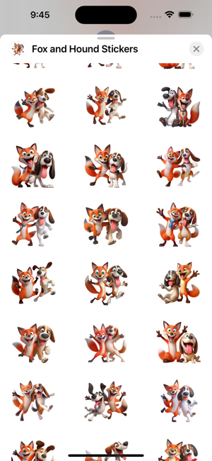 Fox and Hound StickersiPhone版