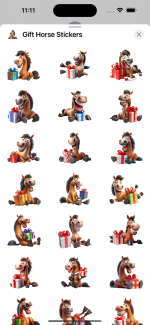 Gift Horse StickersiPhone版