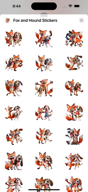 Fox and Hound StickersiPhone版