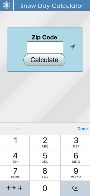 SnowDayCalculatoriPhone版