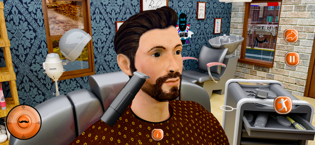 我的理发师店头发切轿车游戏‬iPhone版