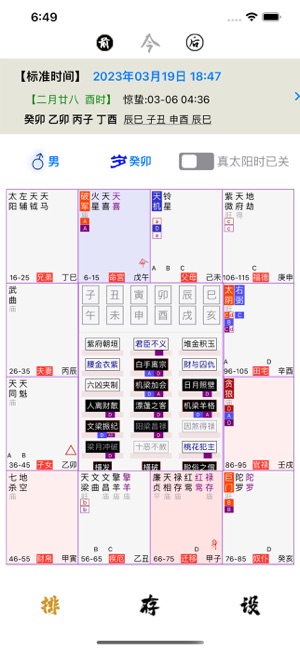 奇门六壬斗术排盘iPhone版