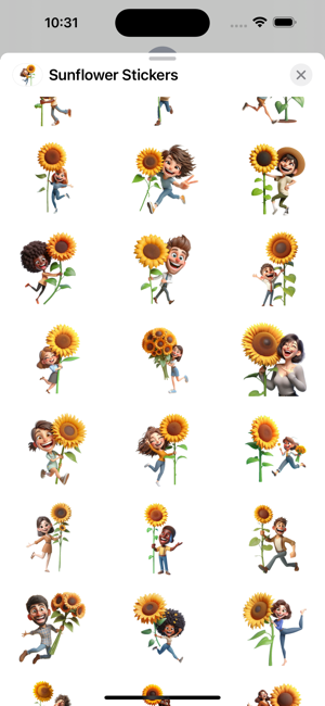 Sunflower StickersiPhone版