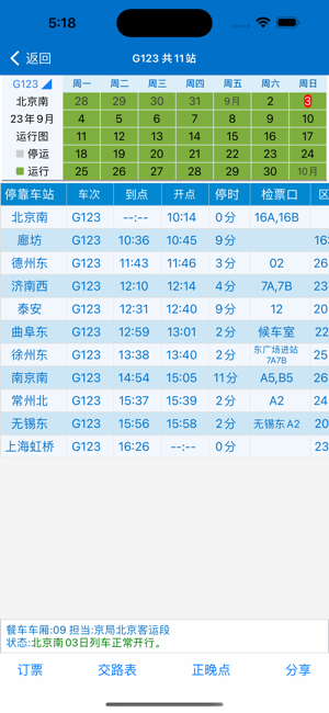 路路通時(shí)刻表iPhone版