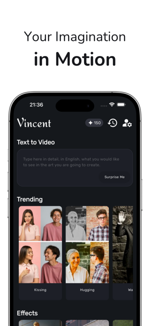 Vincent: Video AI, Hug & KissiPhone版