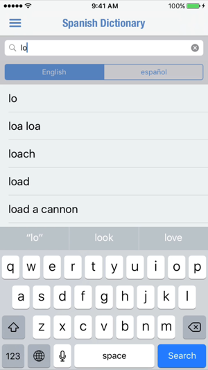 西班牙語詞典iPhone版