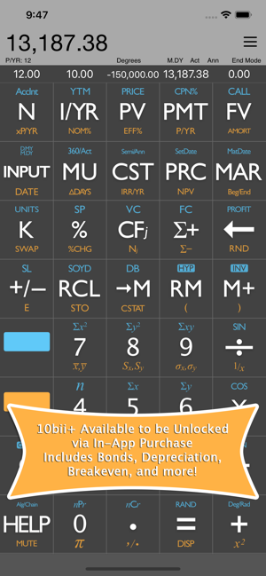 10biiFinancialCalculatoriPhone版