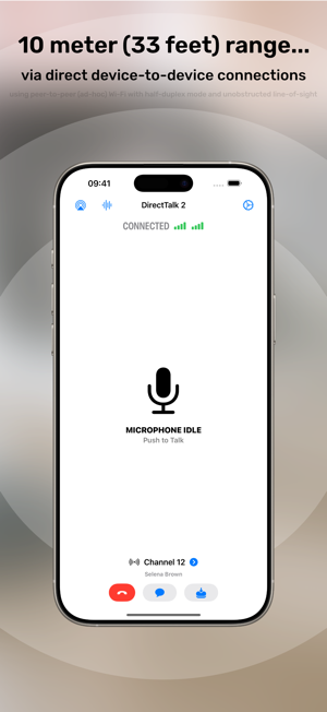 DirectTalk (Walkie Talkie P2P)iPhone版