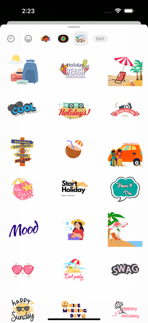 Happy Holiday StickersiPhone版