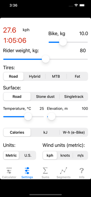 BikeCalculatorProiPhone版