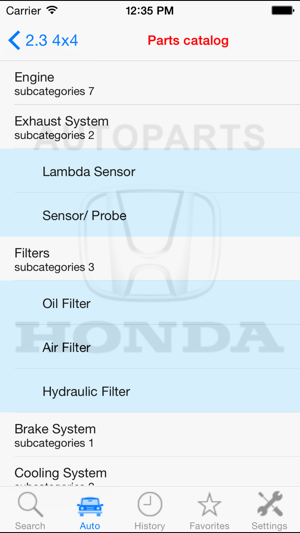 AutopartsforHondaiPhone版