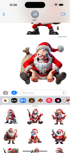 Bad Santa StickersiPhone版