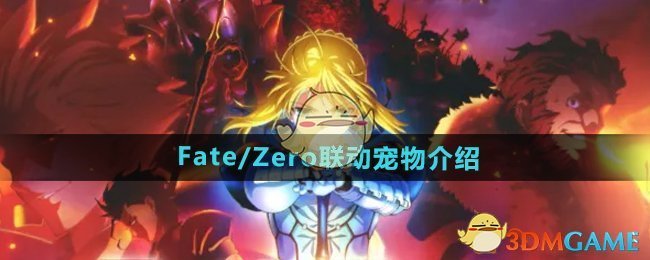 《DNF》Fate/Zero联动宠物介绍