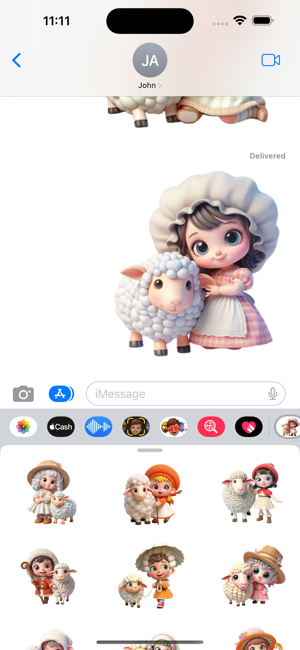 Little Bo Peep StickersiPhone版