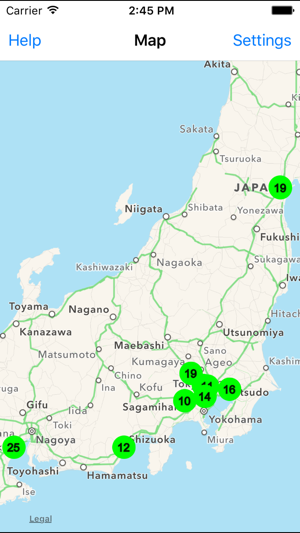 RadiationMapTrackerdisplaysworldwideradiationiPhone版