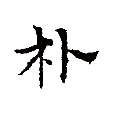 朴字书法 其他