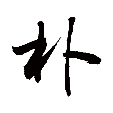 朴字书法 其他