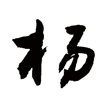 杨字书法 其他